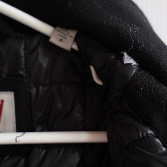 Levi's Black Felt Jacket Fall and Winter Trucker Coat | Men's Small - Picture 5 of 8